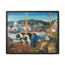 Ox Team, Wharf at Matinicus (1916) - NOMADEN ART GALLERY