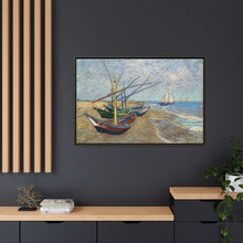 Vincent van Gogh's Fishing Boats on the Beach at Saintes-Maries (1888) - NOMADEN ART GALLERY