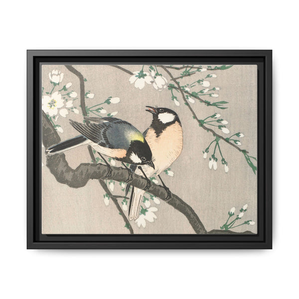 Tits on Cherry Branch (1900–1910) by Ohara Koson