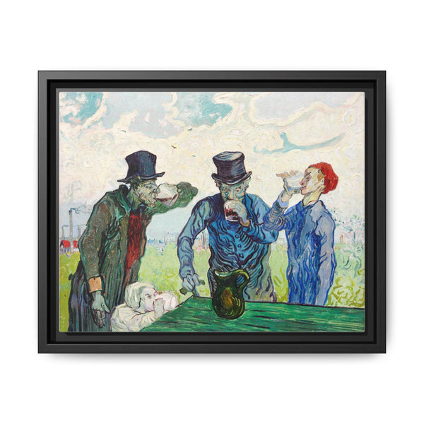 The Drinkers (1890) by Vincent Van Gogh - Renaissance Wall Art Canvas - NOMADEN ART GALLERY