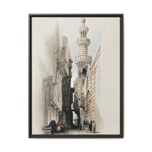 The minaret of the Mosque The Rhamree illustration by David Roberts (1796–1864). - NOMADEN ART GALLERY