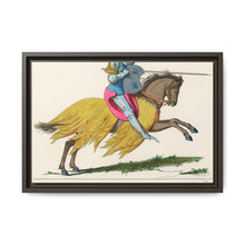 French Knight, 14th Century: Vintage Equestrian Art by Paul Mercuri (1860) - NOMADEN ART GALLERY