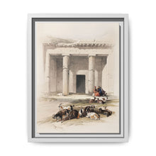 Entrance to the caves of Beni Hasan illustration by David Roberts (1796–1864) - NOMADEN ART GALLERY