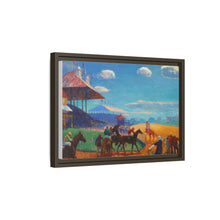 Race Track (1908–1909) vintage painting by William James Glackens