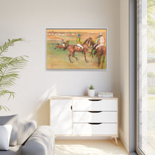 Caballos de carreras (ca. 1885-1888) de Edgar Degas 