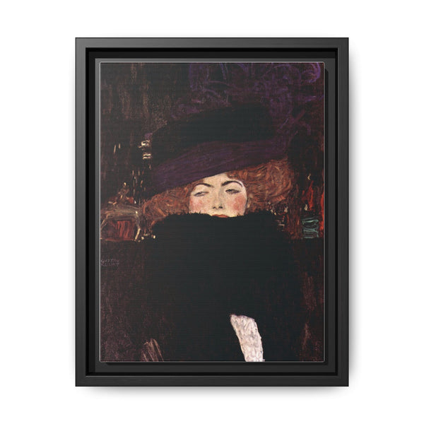 Gustav Klimt's Dame mit Hut und Federboa (1909) - NOMADEN ART GALLERY