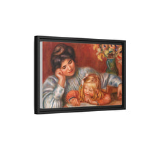 Lección de escritura (La Leçon d'écriture) (1905) de Pierre-Auguste Renoir. 