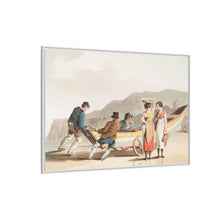 Illustration of fishermen from The Costume of Yorkshire (1814) by George Walker