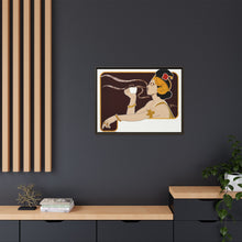 Poster showing woman holding up glass of coffee (Rajah brand) (1897) chromolithograph by Henri Meunier.