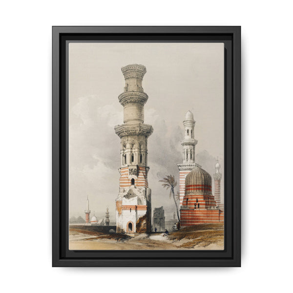 Ruined mosques in the desert west of the Citadel illustration by David Roberts (1796–1864) - NOMADEN ART GALLERY