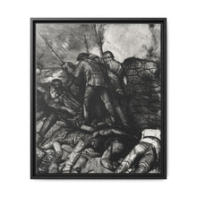 The charge, right detail, second state (1918) print in high resolution by George Wesley Bellows - NOMADEN ART GALLERY