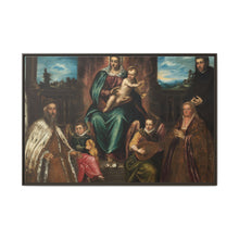 Doge Alvise Mocenigo and Family before the Madonna and Child (c. 1575) by Jacopo Tintoretto - NOMADEN ART GALLERY