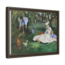 La familia Monet en su jardín de Argenteuil (1874) de Édouard Manet 