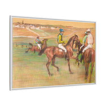 Caballos de carreras (ca. 1885-1888) de Edgar Degas 