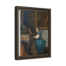 La joven sentada ante un virginal, de Johannes Vermeer (ca. 1670-1672) 