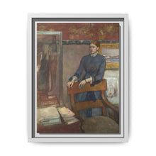 Hélène Rouart in her Father's Study (1886) by Edgar Degas - NOMADEN ART GALLERY