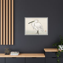 Snowy egret by Kōno Bairei (1844-1895)