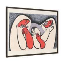Crying women (1938), abstract painting by Mikulas Galanda