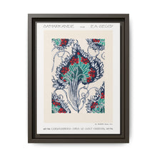 Botanical pochoir pattern in Art Nouveau oriental style - NOMADEN ART GALLERY