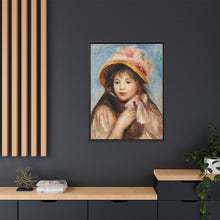Mädchen mit rosa Haube (Jeune fille au chapeau rose) (1894) von Pierre-Auguste Renoir