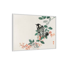 Black-capped chickadee by Kōno Bairei (1844-1895)