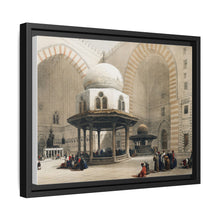 Mosque of Sultan Hassan Cairo illustration by David Roberts (1796–1864) - Framed Wall Art