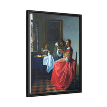 La joven con copa de vino de Johannes Vermeer (ca. 1658-1662)