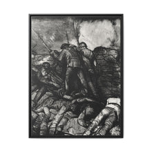 The charge, right detail, second state (1918) print in high resolution by George Wesley Bellows - NOMADEN ART GALLERY