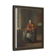 The Knitting Lesson (c. 1860) by Jean François Millet