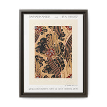 Flower pattern Art Deco stencil print in oriental style. Original from our own 1914 edition of Samarkande - NOMADEN ART GALLERY