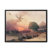 Approach of the simoom Desert of Gizeh illustration by David Roberts (1796–1864) - NOMADEN ART GALLERY