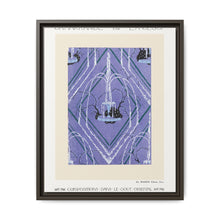 Art Deco fountain pattern pochoir print in oriental style. Original from our own 1914 edition of Samarkande - NOMADEN ART GALLERY