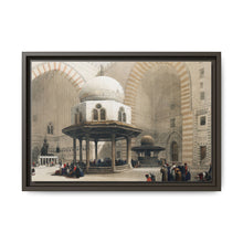 Mosque of Sultan Hassan Cairo illustration by David Roberts (1796–1864) - Framed Wall Art - NOMADEN ART GALLERY