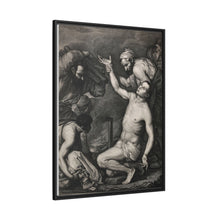 The martyrdom of Saint Laurence of Rome. Etching after J. Ribera.