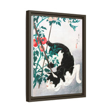 Cat with Tomato Plant (1931) print in high resolution by Hiroaki Takahashi