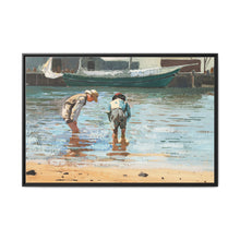 Boys Wading (1873) by Winslow Homer - NOMADEN ART GALLERY