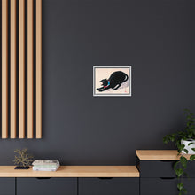 Black Cat Hissing 20th century print in high resolution by Hiroaki Takahashi