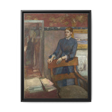 Hélène Rouart in her Father's Study (1886) by Edgar Degas - NOMADEN ART GALLERY