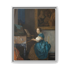 Johannes Vermeer’s Young Woman Seated at a Virginal (ca. 1670–1672) - NOMADEN ART GALLERY