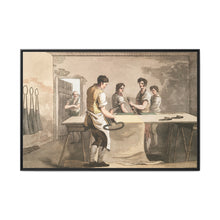 Illustration of the cloth dresser from The Costume of Yorkshire (1814) by George Walker - NOMADEN ART GALLERY