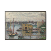 Claude Monet's Bridge at Argenteuil on a Gray Day (1876) - NOMADEN ART GALLERY