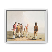 Illustration of nor and spell from The Costume of Yorkshire (1814) by George Walker - NOMADEN ART GALLERY