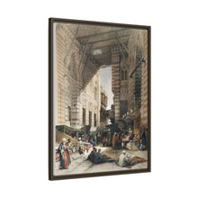 Bazaar of the silk mercers, Cairo illustration by David Roberts (1796–1864)