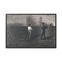 Peasants (ca. 1881–1884) by Georges Seurat - NOMADEN ART GALLERY