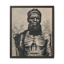 A shaman or medicine man with extensive body painting, Worgaia, Central Australia - NOMADEN ART GALLERY