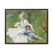 Pierre-Auguste Renoir's Madame Monet and Her Son (1874) - NOMADEN ART GALLERY