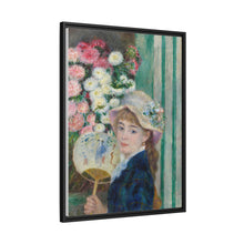 Mujer con abanico (c. 1879) de Pierre Auguste Renoir