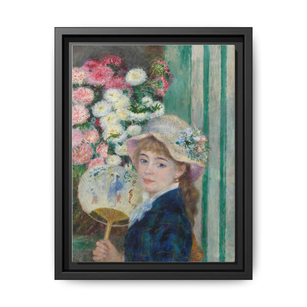 Woman with a Fan (c. 1879) by Pierre Auguste Renoir - NOMADEN ART GALLERY