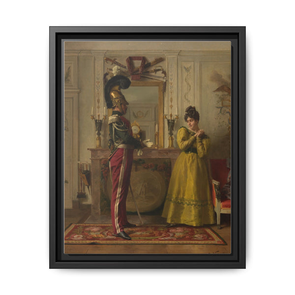 Departure for the Review (c. 1876) by Jules Worms - NOMADEN ART GALLERY