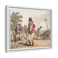 Illustration of stone breakers on the road from The Costume of Yorkshire (1814) by George Walker